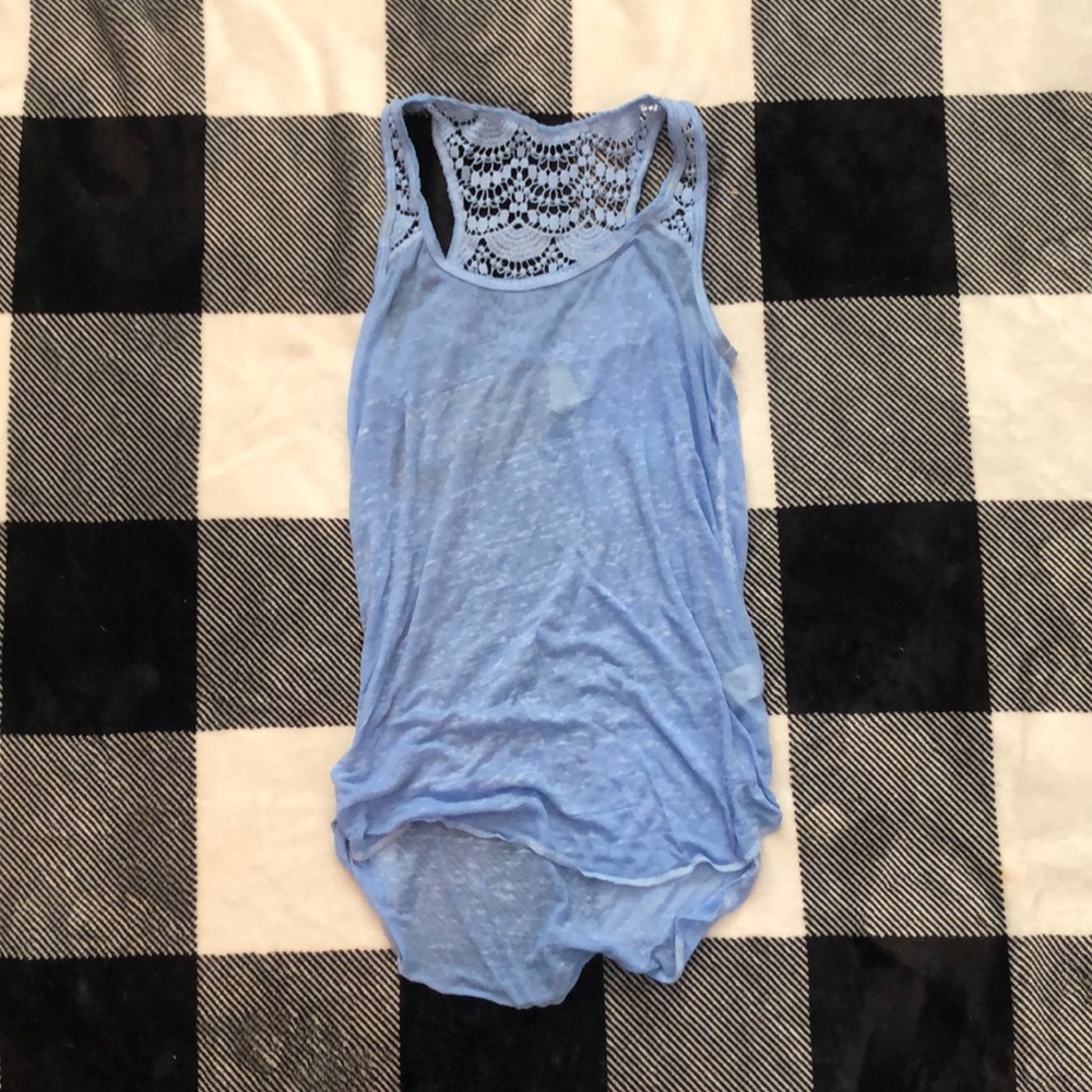 Sky blue tank top